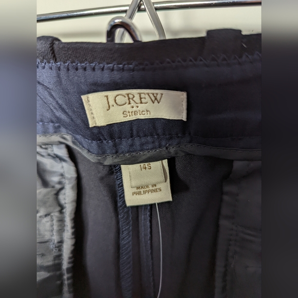 J. Crew Factory navy stretch pant - Size 14S - NWT - Picture 4 of 5